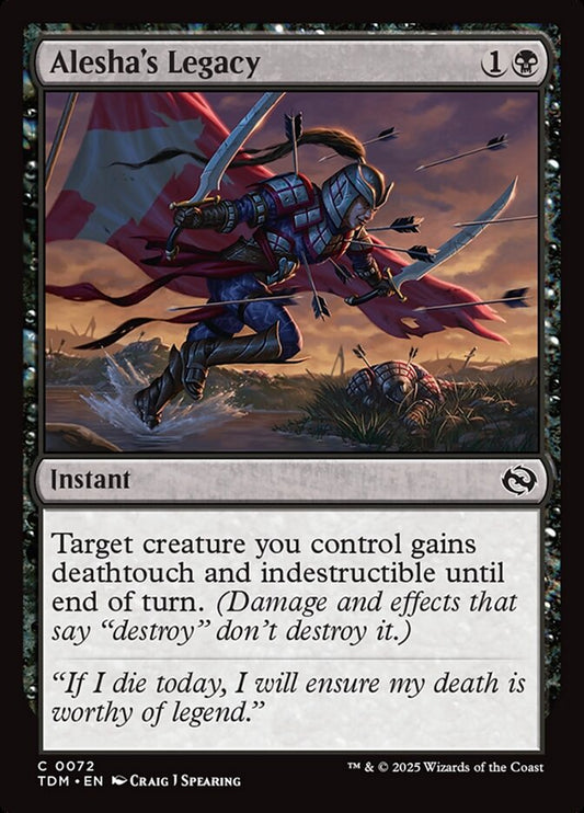 TDM-0072 | Alesha's Legacy | EN  | - | Foil