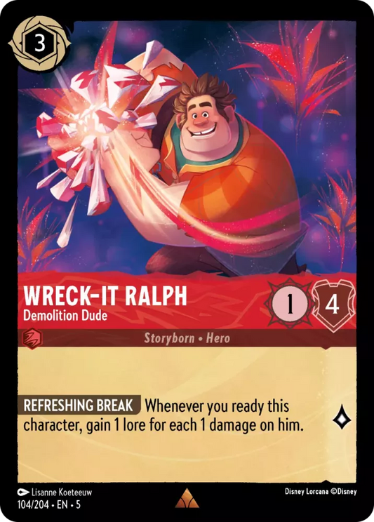 Set 5-104 | Wreck-It Ralph - Demolition Dude | Rare