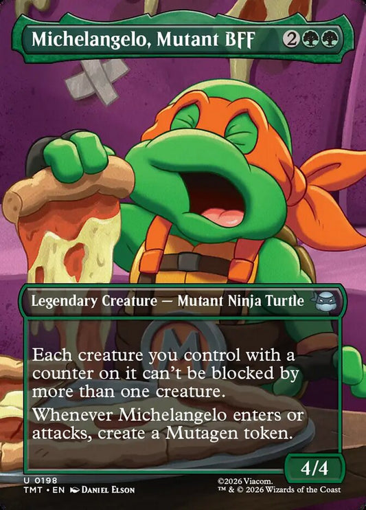 TMT-198 Michelangelo, Mutant BFF | Uncommon (EN)