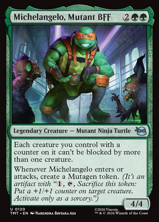 TMT-0120 | Michelangelo, Mutant BFF | EN  | - | Foil