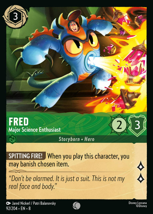 Set 8-092 | Fred - Major Science Enthusiast | Common