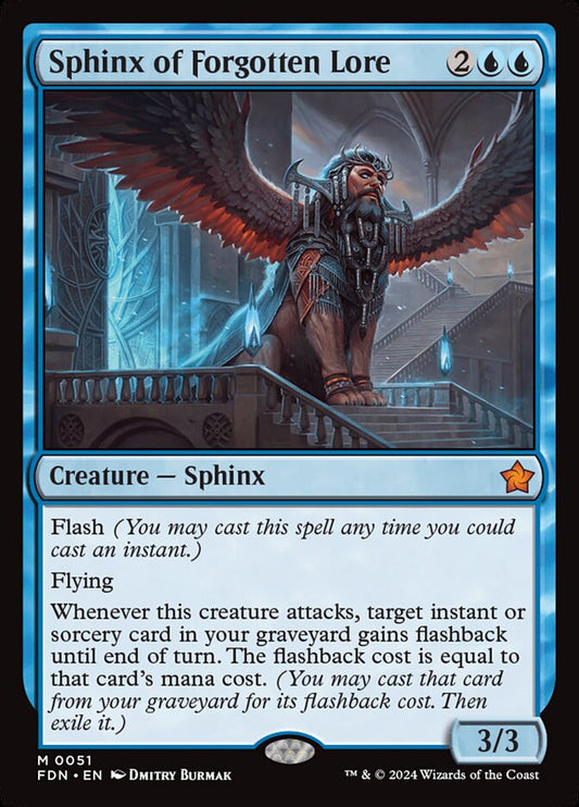 FDN-0051 | Sphinx of Forgotten Lore | EN  | - | Foil