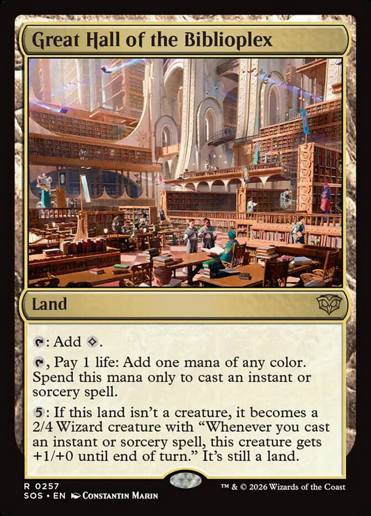 SOS-257 Great Hall of the Biblioplex -EN- R (Foil)
