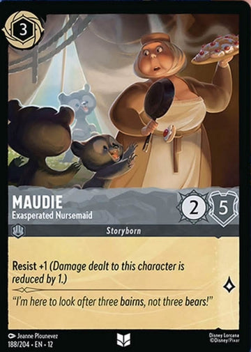 Set12-188 | Maudie – Exasperated Nursemaid | Uncommon | Foil