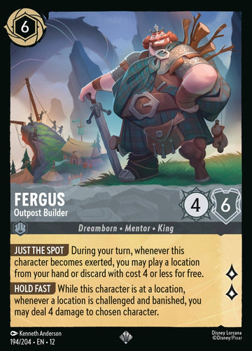 Set12-194 | Fergus – Outpost Builder | Super Rare | Foil