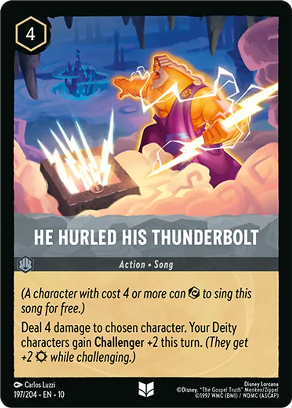 Set 10-197 | He Hurled His Thunderbolt | Uncommon