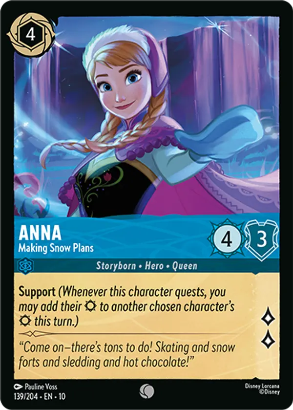 Set 10-139 | Anna - Making Snow Plans | Common