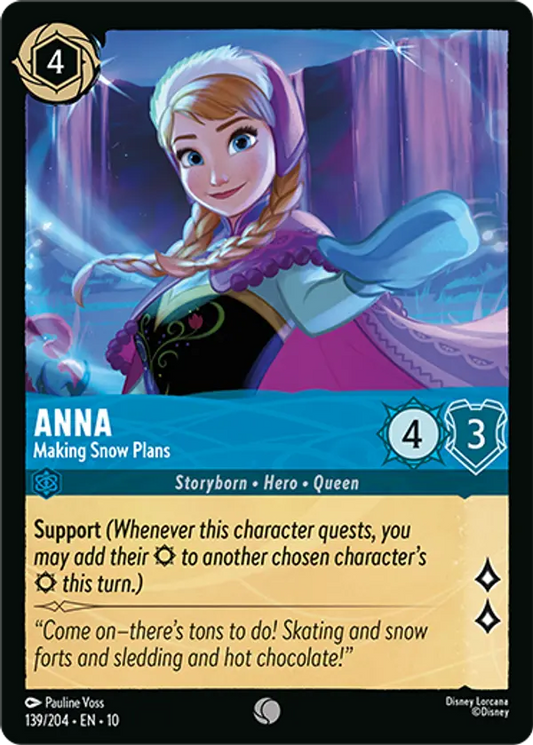 Set 10-139 | Anna - Making Snow Plans | Common