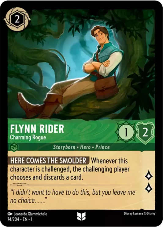 Set 1-074 | Flynn Rider - Charming Rogue |  Uncommon