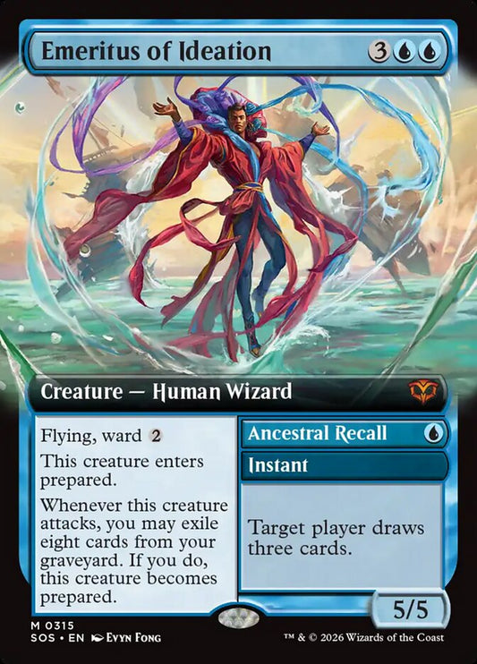 SOS-315  Emeritus of Ideation // Ancestral Recall -EN- M (Non-Foil)
