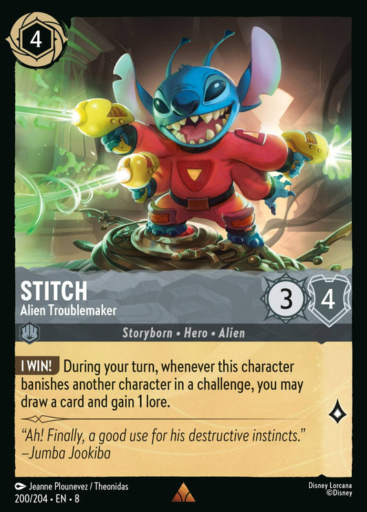 Set 8-200 | Stitch - Alien Troublemaker | Rare