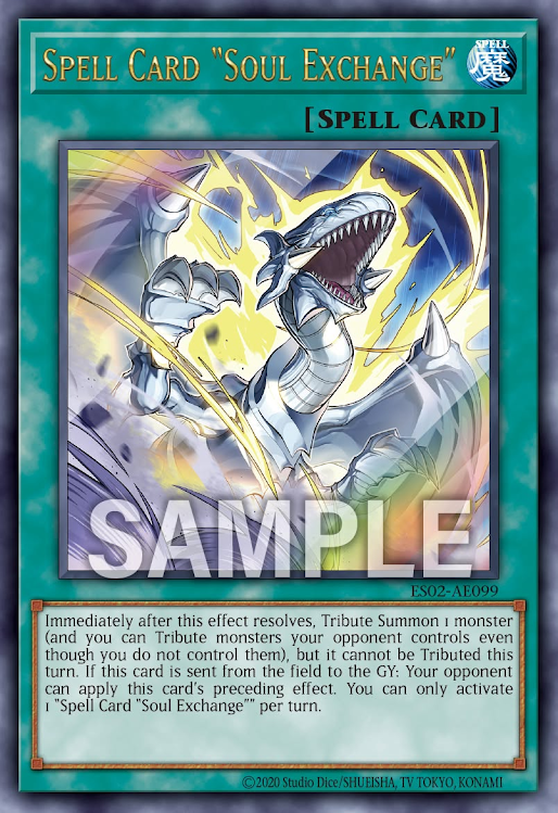 ES02-AE099 Spell Card "Soul Exchange"  | UR
