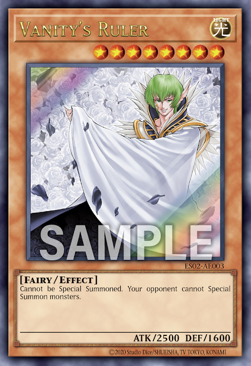 ES02-AE003 Vanity's Ruler  | UR