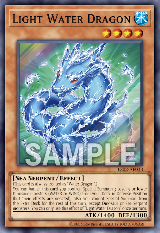 ES02-AE033 Light Water Dragon  | SR