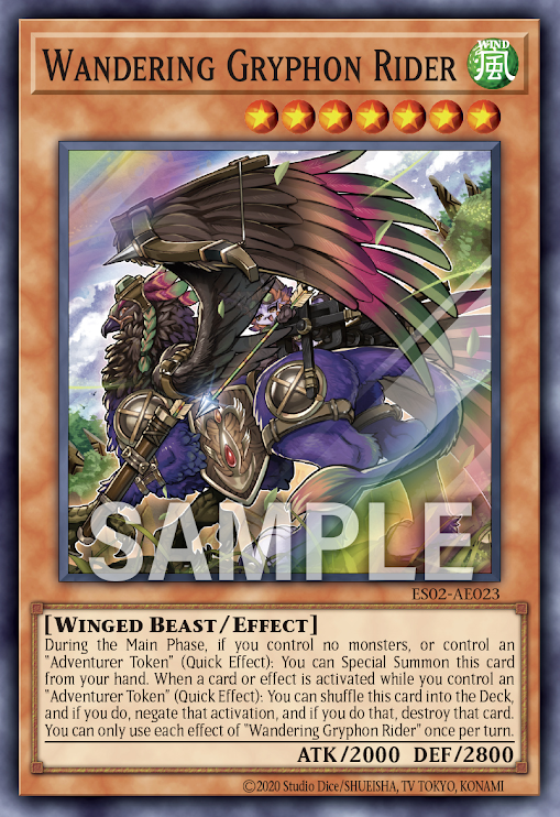 ES02-AE023 Wandering Gryphon Rider  | SR