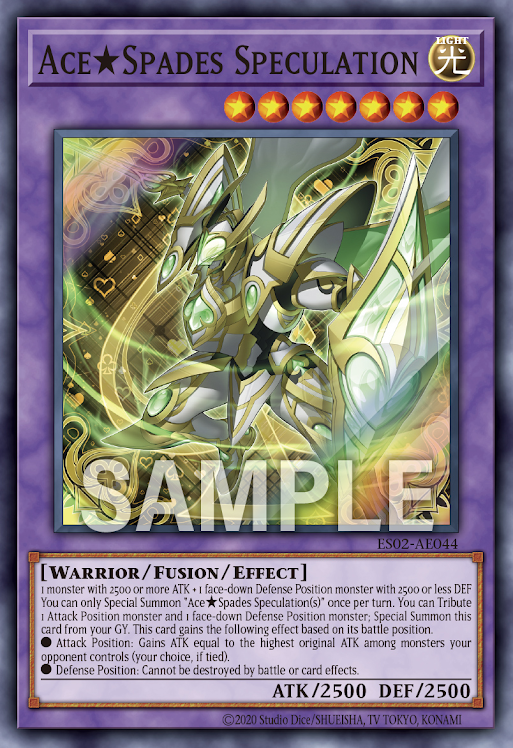 ES02-AE044 Ace★Spades Speculation  | SR