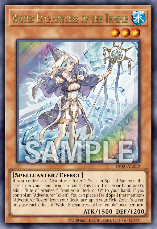 ES02-AE022 Water Enchantress of the Temple  | UR