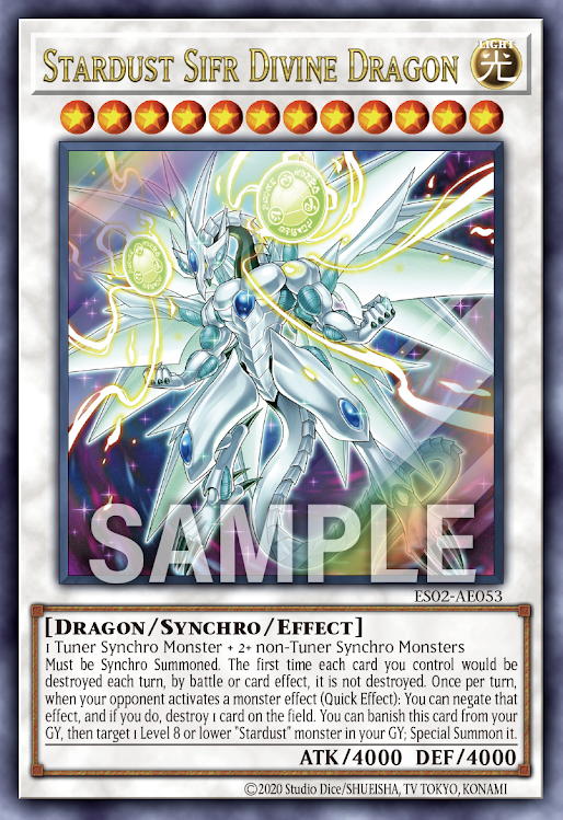 ES02-AE053 Stardust Sifr Divine Dragon  | UR