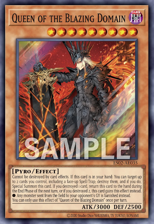 ES02-AE035 Queen of the Blazing Domain  | SR