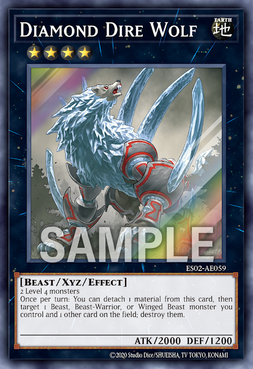ES02-AE059 Diamond Dire Wolf  | SR