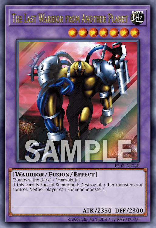 ES02-AE040 The Last Warrior from Another Planet  | UR