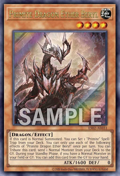 ES02-AE031 Primite Dragon Ether Beryl  | UR