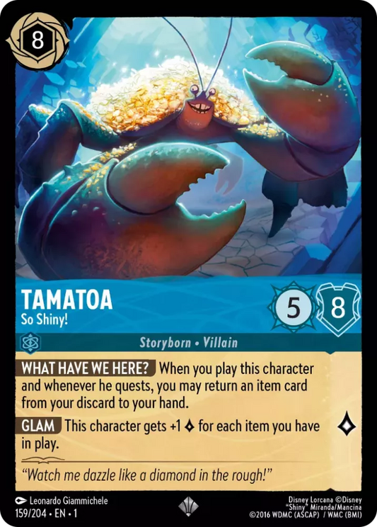 Set 1-159 | Tamatoa - So Shiny! |  Super Rare