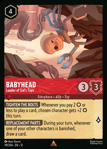 Set12-119 | Babyhead – Leader of Sid's Toys | Rare | Foil