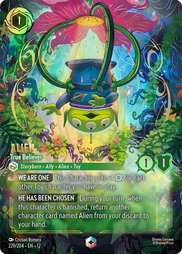 Set12-229 | Alien – True Believer | Rare | Foil