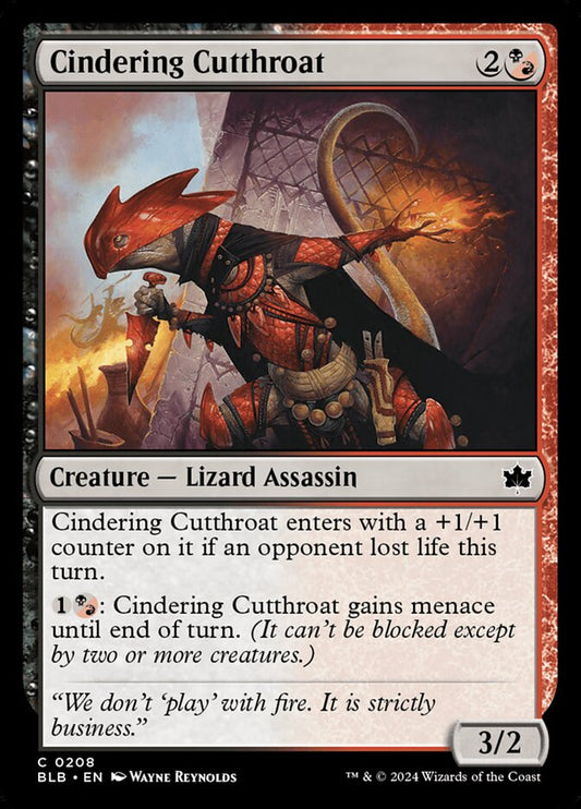 BLB-0208 | Cindering Cutthroat | EN  | - | Foil