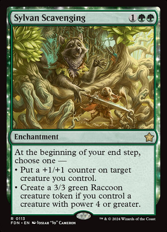 FDN-0113 | Sylvan Scavenging | EN  | - | Non-Foil
