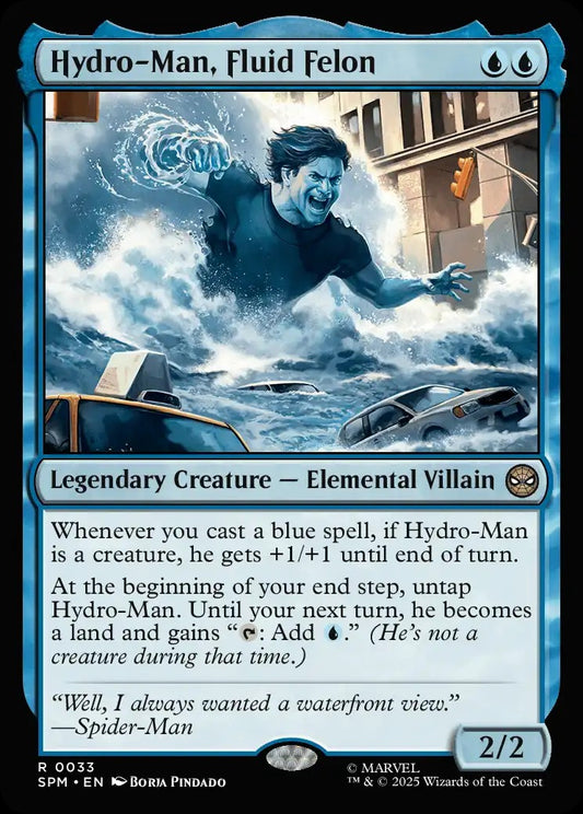 SPM-033 Hydro-Man, Fluid Felon | Rare (EN)