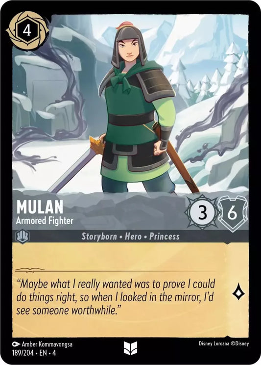 Set 4-189 | Mulan - Armored Fighter | Uncommon