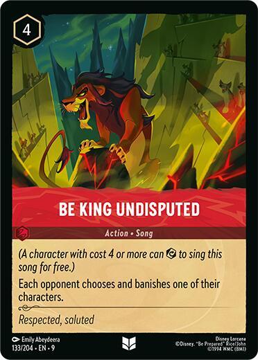 Set 9-133 | Be King Undisputed | Uncommon