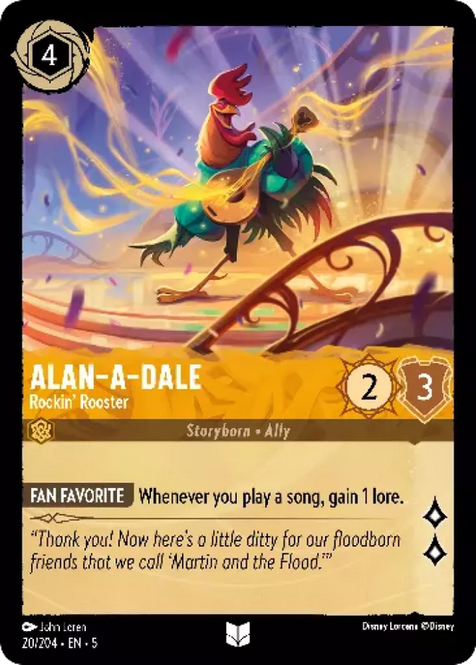 Set 5-020 | Alan-a-Dale - Rockin' Rooster | Uncommon