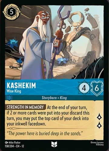 Set12-158 | Kashekim – Wise King | Uncommon | Non-Foil