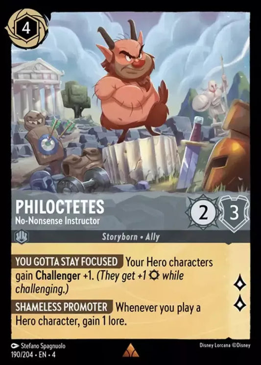 Set 4-190 | Philoctetes - No-Nonsense Instructor | Rare