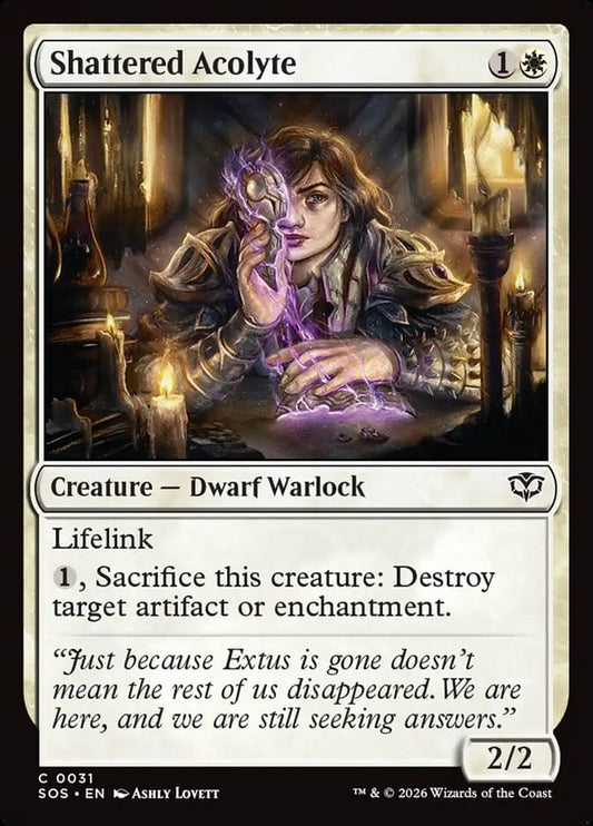 SOS-031  Shattered Acolyte -EN- C (Non-Foil)