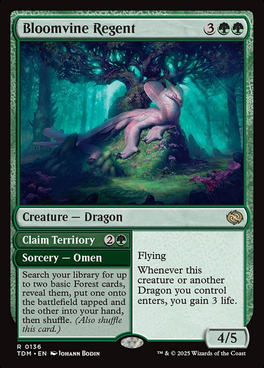 TDM-0136 | Bloomvine Regent // Claim Territory | EN  | - | Non-Foil