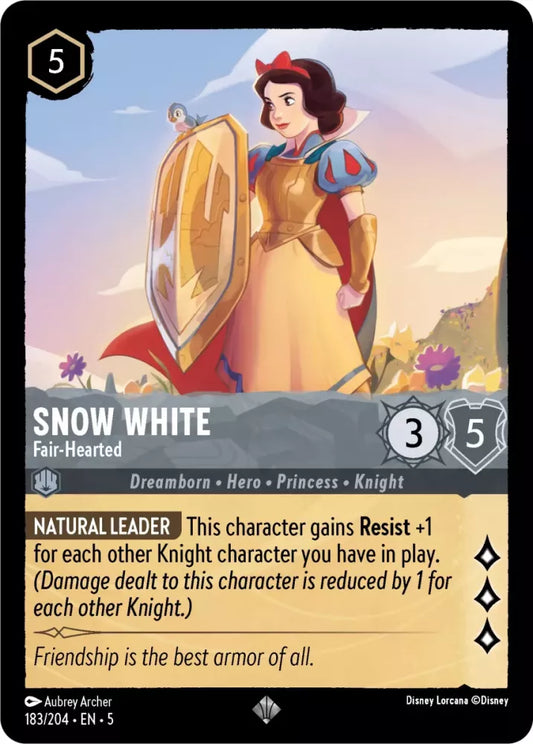 Set 5-183 | Snow White - Fair-Hearted | Super Rare