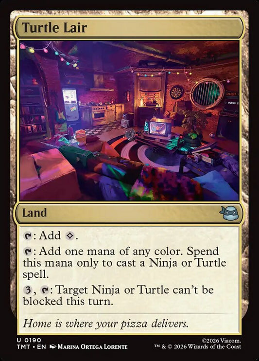 TMT-0190 | Turtle Lair | EN  | - | Foil