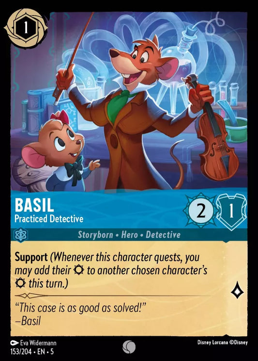 Set 5-153 | Basil - Practiced Detective | Common