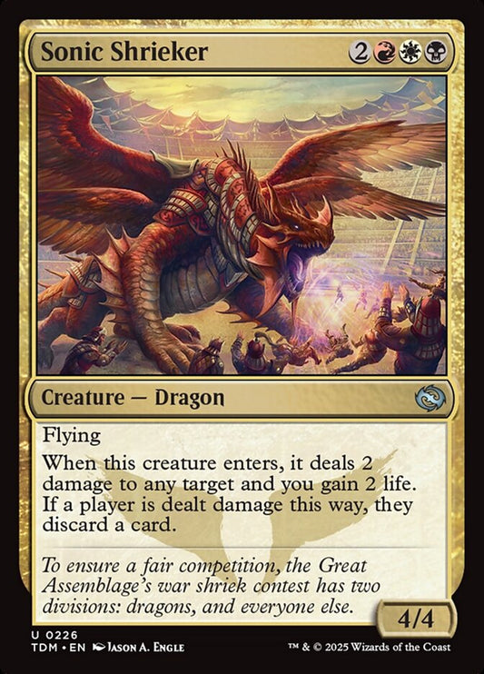 TDM-0226 | Sonic Shrieker | EN  | - | Foil