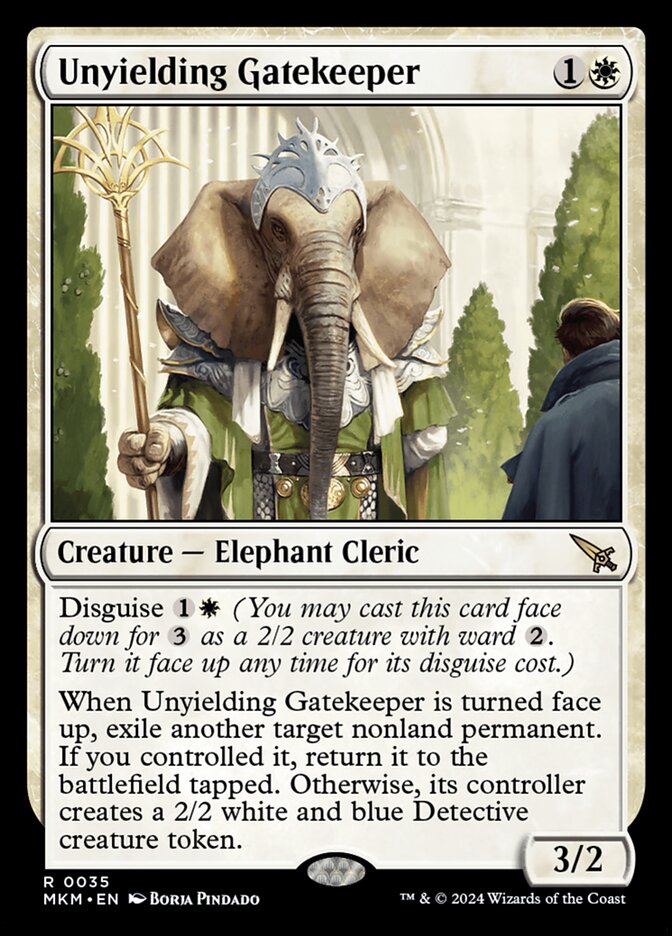 EN | Unyielding Gatekeeper | Foil | MKM-35