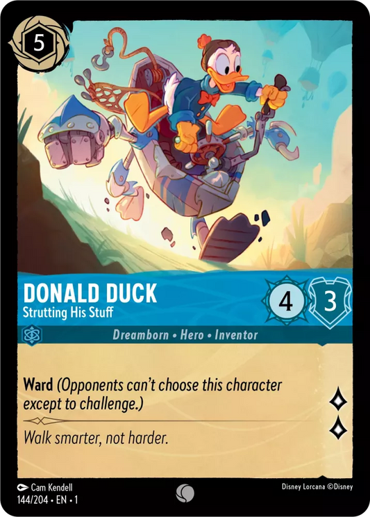 Set 1-144 | Donald Duck - Strutting His Stuff |  Common