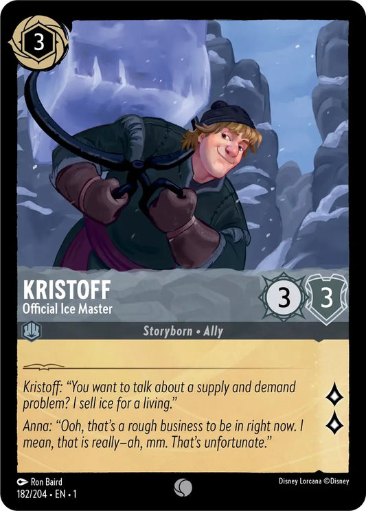 Set 1-182 | Kristoff - Official Ice Master |  Common