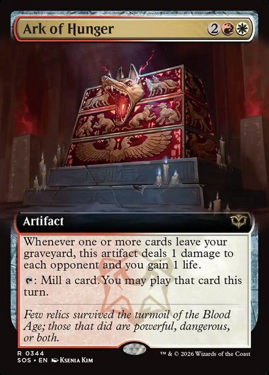 SOS-344  Ark of Hunger -EN- R (Non-Foil)