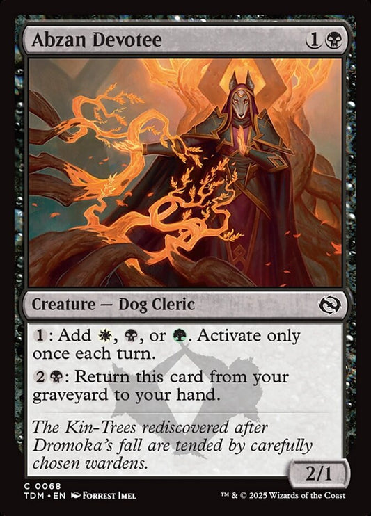 TDM-0068 | Abzan Devotee | EN  | - | Foil