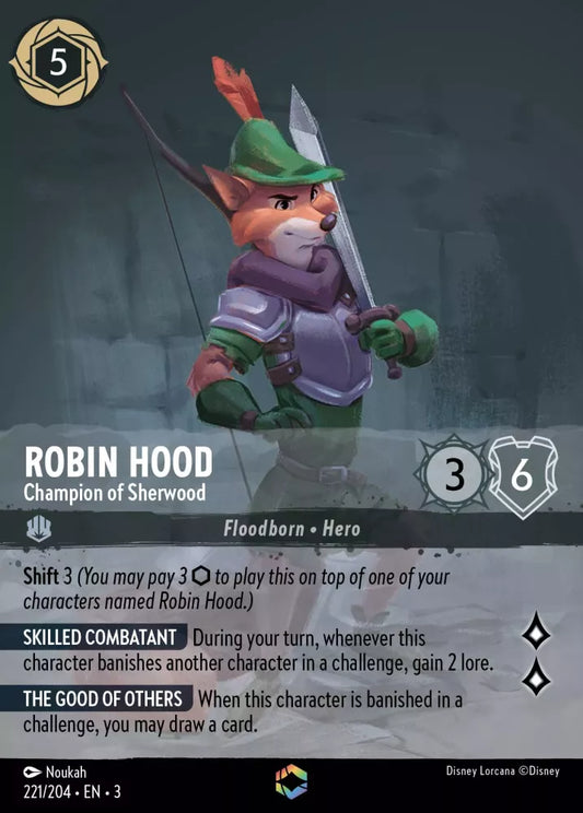 Set 3-221 | Robin Hood - Champion of Sherwood | Enchanted