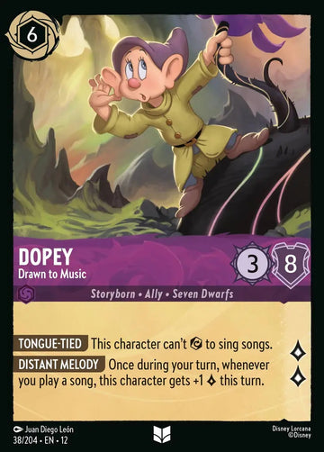 Set12-038 | Dopey – Drawn to Music | Uncommon | Non-Foil